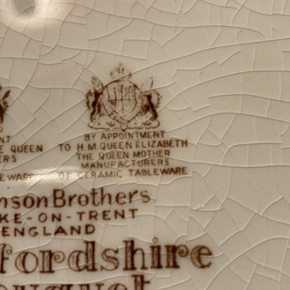 Staffordshire Bouquet Replacement 10” dinnerware.Made in England.Dishwasher safe - Picture 6 of 12